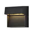 Sunpark Outdoor Integrated LED Wall Light Fixture, 4000K, Black Finish 3-4078D-05-4000K